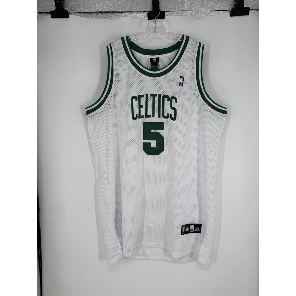 Adidas #5 Kevin Garnett Boston Celtics Jersey Stitched Sewn Mens Size 60 3XL